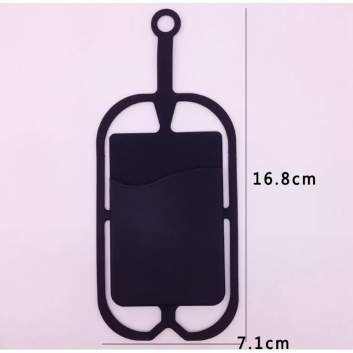 通用硅膠手機套連頸繩
