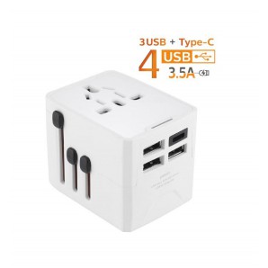 3USB Type-C萬用旅行插頭3.5A